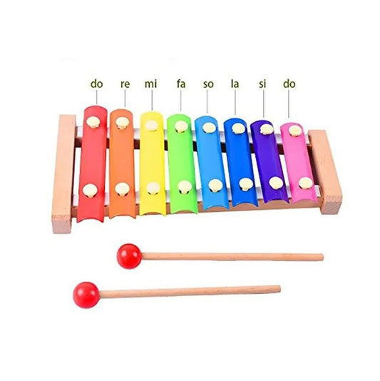 Montessori Educational Toy 8-Tone Wooden Musical Xylophone